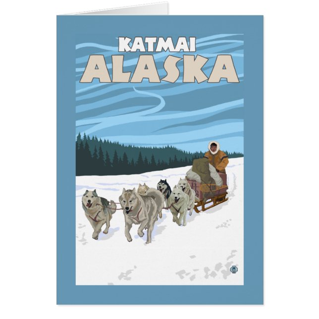 Dog Sledding Scene - Katmai, Alaska (Vorne)
