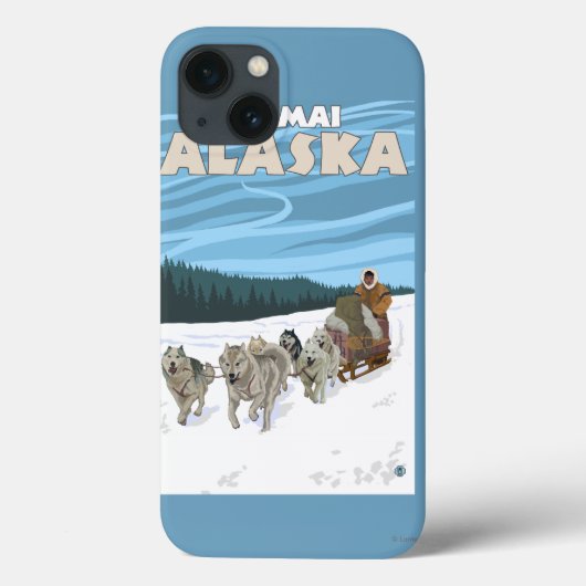 Dog Sledding Scene - Katmai, Alaska Case-Mate iPhone Hülle (Rückseite)