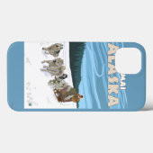 Dog Sledding Scene - Katmai, Alaska Case-Mate iPhone Hülle (Rückseite (Horizontal))