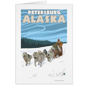 Dog Sledding Scene - Petersburg, Alaska