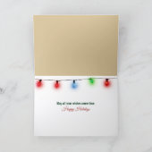 Dog Sniffing Christmas Sugar Cookies Karte (Innenseite)