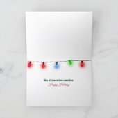 Dog Sniffing Christmas Sugar Cookies Karte (Innenseite)