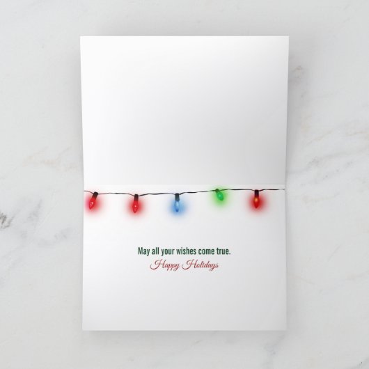 Dog Sniffing Christmas Sugar Cookies Karte (Innenseite)