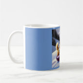 Dog Snow Tubing Kaffeetasse (Links)
