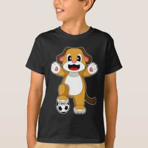 Dog Soccer Player Soccer T-Shirt