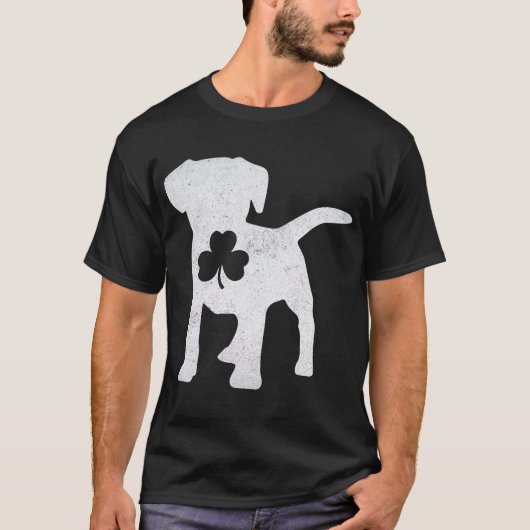 Dog St Patricks Day for Boys Men Love Puppy T-Shirt (Vorderseite)