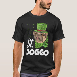 Dog St Patrick's Day St. Doggo Irish Mops Puppy Do T-Shirt
