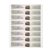 Dog Steals Your Silver Christmas Return Address (Bogen)