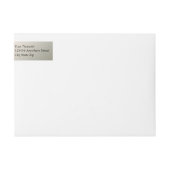 Dog Steals Your Silver Christmas Return Address (Vorderseite)