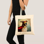 Dog Superhero Tragetasche (Vorderseite (Produkt))