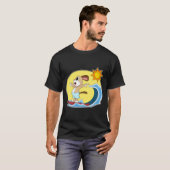 Dog Surfing Surfboard Summer T-Shirt (Vorne ganz)