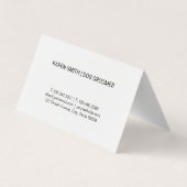 Dog-Symbol | Pet Groomer | Tierdienste Visitenkarten (Rückseite)