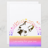 Dog Sympathy Card (Vorne/Hinten)