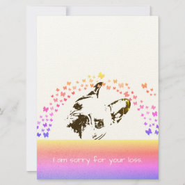 Dog Sympathy Card