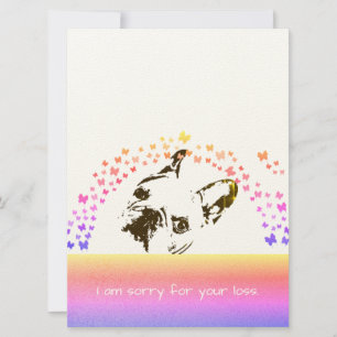Dog Sympathy Card