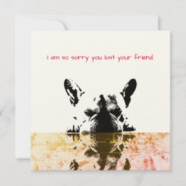 Dog Sympathy Card
