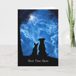 Dog Sympathy Loss of Dog General  Karte