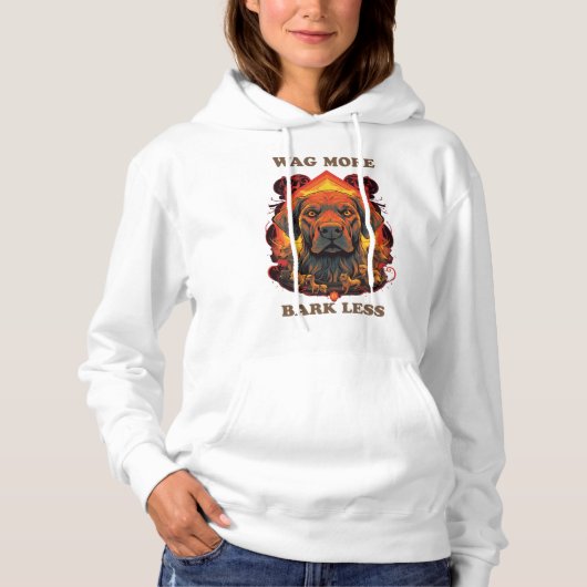 Dog-T - Shirt-Design Hoodie (Vorderseite)