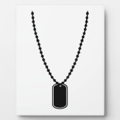 Dog-Tag Fotoplatte (Vorderseite)