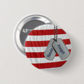Dog Tags on Flag Button (Vorne & Hinten)