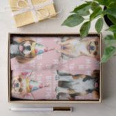 Dog Thema Geburtstagsparty Pink Seidenpapier (Geschenk)