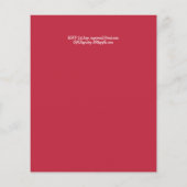 Dog Themed Baby Dusche Dackel Winter Weihnachten (Rückseite)