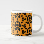 Dog Themed Gemustert Jumbo-Tasse (Rechts)