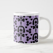 Dog Themed Gemustert Jumbo-Tasse (Rechts)
