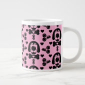 Dog Themed Gemustert Jumbo-Tasse (Rechts)