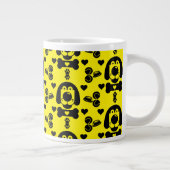 Dog Themed Gemustert Jumbo-Tasse (Rechts)