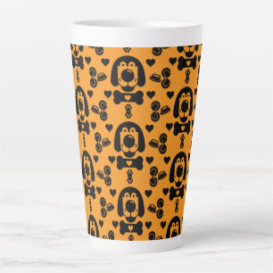 Dog Themed Gemustert Milchtasse