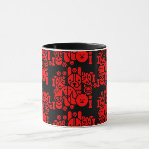 Dog Themed Gemustert Tasse