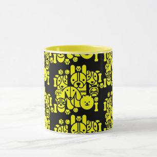 Dog Themed Gemustert Tasse