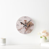 Dog Time Wall Clock Chihuahua Runde Wanduhr (Zuhause)