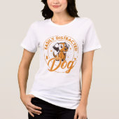 Dog Tiny but Mighty Tri-Blend Shirt (Vorderseite)