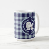 DOG TOY POODLE (BLUE) KAFFEETASSE (VorderseiteRechts)