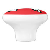 Dog Toys Ceramic Drawer Pull Keramikknauf (Seitenansicht)