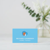 Dog Trainer | Animal Services Business Card Visitenkarte (Stehend Vorderseite)