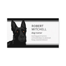 Dog Trainer Black German Shepherd QR Code