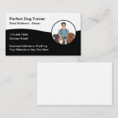 Dog Trainer Business Cards Moderne Visitenkarte (Vorne/Hinten)