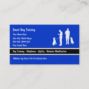 Dog Trainer Business Cards Visitenkarte