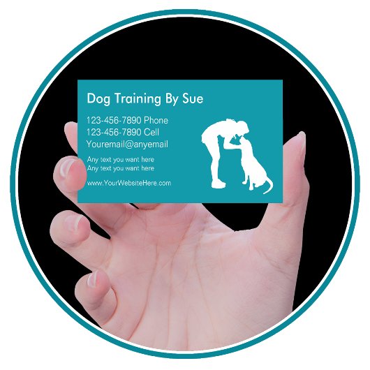 Dog Trainer Business Cards Visitenkarte