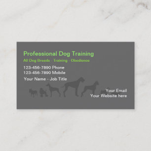 Dog Trainer Business Cards Visitenkarte