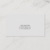 Dog Trainer - Canine Behaviorist Business Card Visitenkarte (Rückseite)