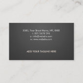 Dog Trainer - Canine Behaviorist Business Card Visitenkarte (Rückseite)
