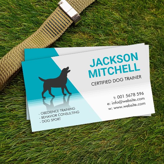 Dog Trainer - Canine Behaviorist Business Card Visitenkarte