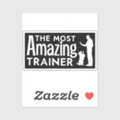 Dog Trainer Die Phantastischsten Trainer Funny Ges Aufkleber (Blatt)