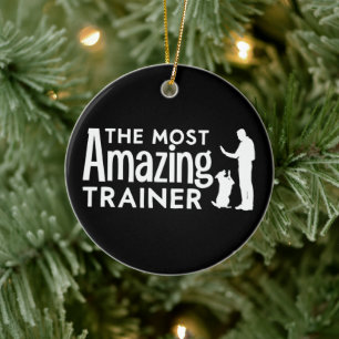 Dog Trainer Die Phantastischsten Trainer Funny Ges Keramik Ornament