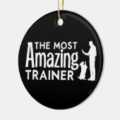 Dog Trainer Die Phantastischsten Trainer Funny Ges Keramik Ornament (Links)