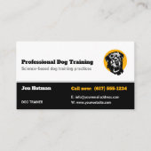 Dog Trainer | Dog Training School Visitenkarte (Vorderseite)